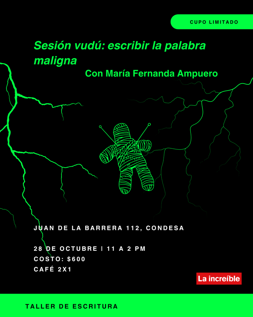 Sesión vudú: escribir la palabra maligna