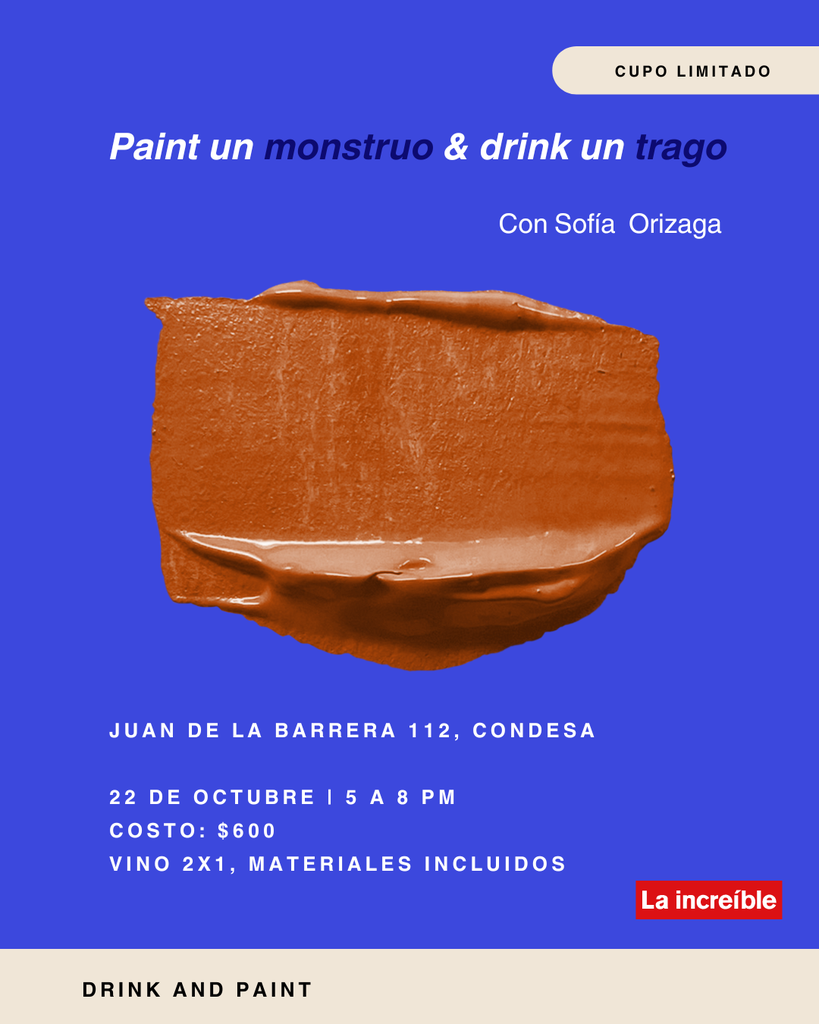 Paint un monstruo & drink un trago