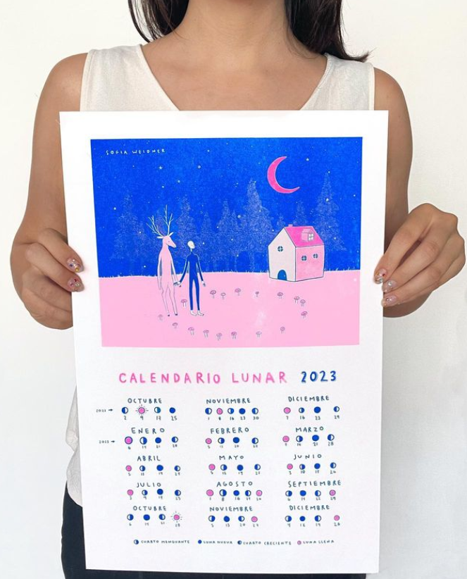 Calendario Lunar 2024. Sofia Weidner