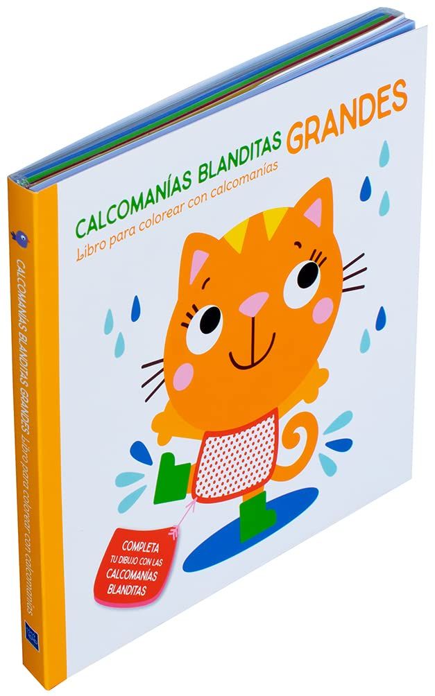 CALCOMANIAS BLANDITAS GRANDES: GATO