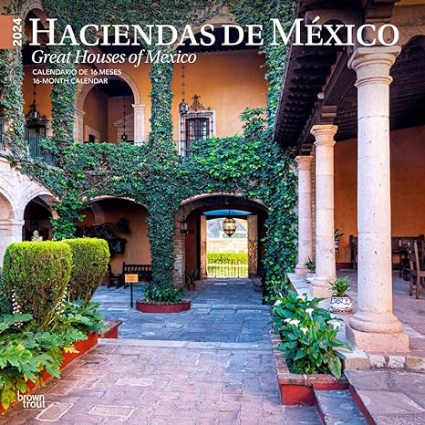 Calendario Pared Haciendas de Mexico Square 2024