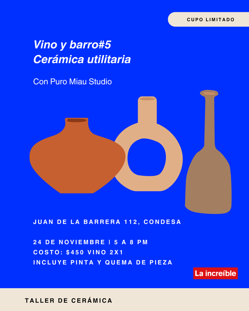 Vino y barro #5: Cerámica utilitaria