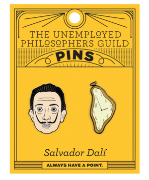 Juego de Pines Salvador Dalí y reloj derretidos