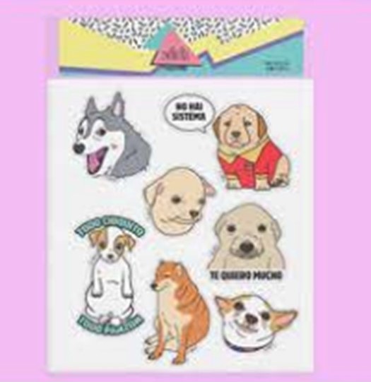 Paquete Stickers perritos memes