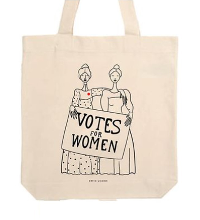 Tote Bag Votes for Women. Sofia Weidner