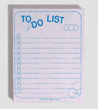 To do list notebook CAN CAN PRESS