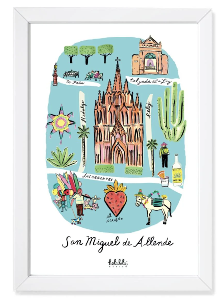 San Miguel de Allende print HOLALOLA 