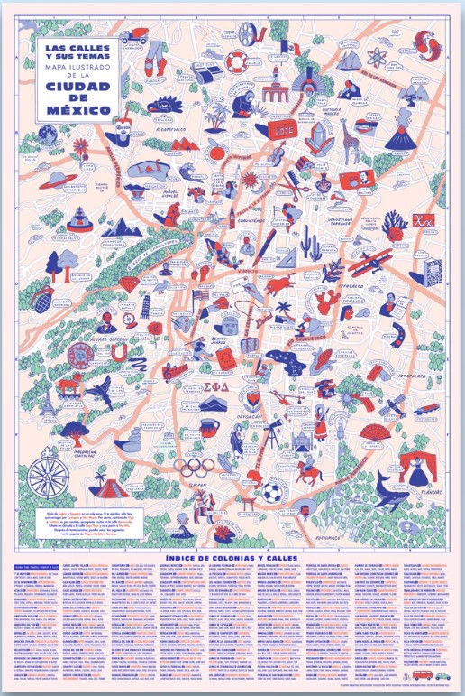 Las Calles Y Sus Temas (mapa)