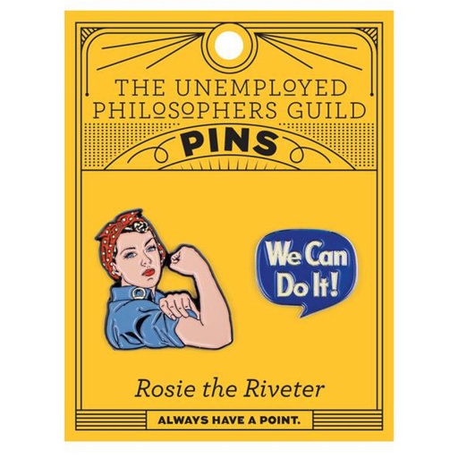 [YOTT1412] Rosie and We Can Do It Pins: set de pins coleccionables