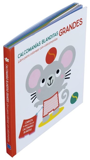 [ADV31] Libro De Calcomanías Blanditas Grandes. RatónGrandes: Raton