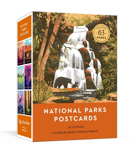 [YOTT1081] National Parks Postcards: 100 Illustrations That Celebrate America's Natural Wonders