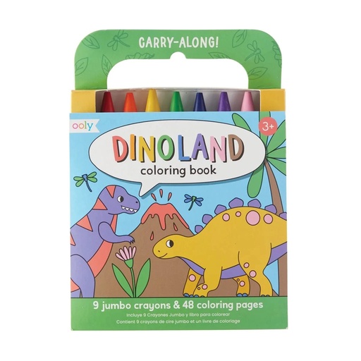 [810078038825] Juego de libros para colorear Dinoland
