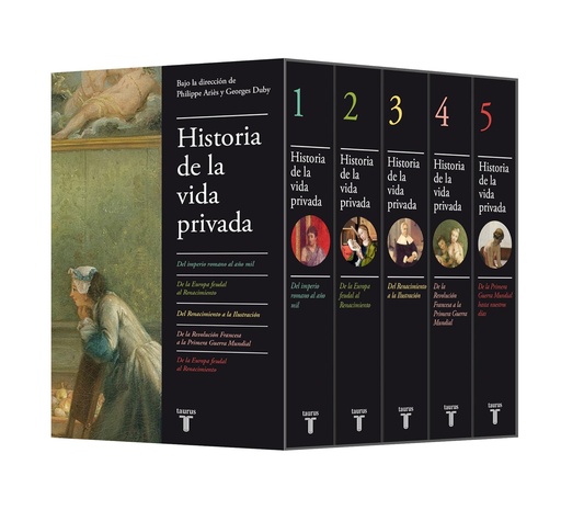 [9788430699483] Historia de la vida privada (edición estuche con los cinco volúmenes)