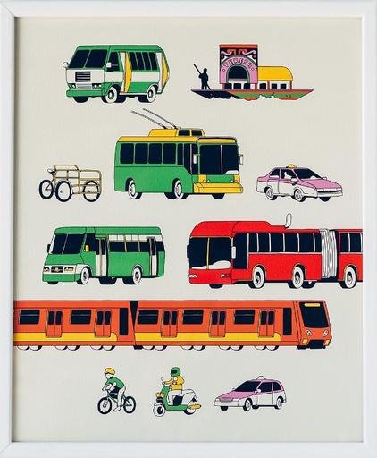 [TRANSPORTDAVIDROCHA] Print "CDMX: Transport". David Rocha