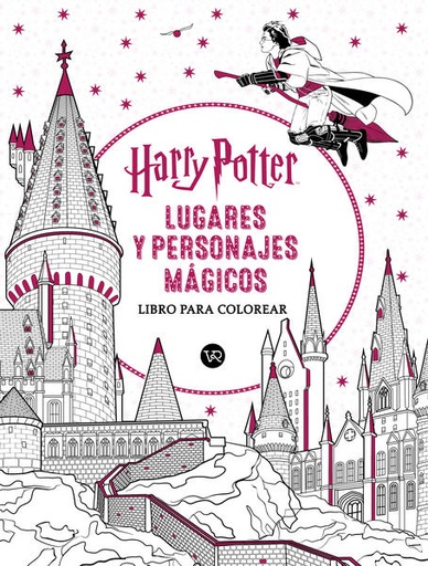[VR3094] Harry Potter, Lugares Y Personajes Mágicos P/Colorear