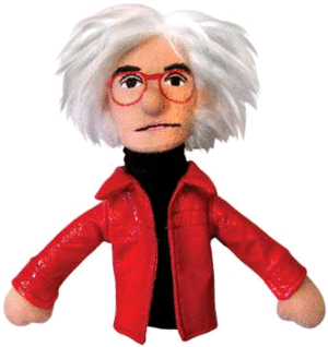 [KIK6213] Marioneta de Andy Warhol
