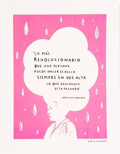 [ROSALUXEMBURGO.SOFIAWEIDNER] Print Rosa Luxemburgo. Sofia Weidner