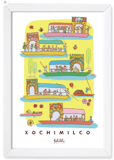 [HOLALOLA2] Xochimilco print HOLALOLA 